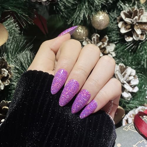 Light Purple Acrylic Nails