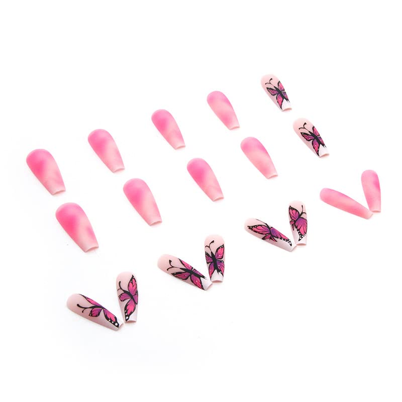 ?Lilac Coffin Acrylic Nails? - Image 5