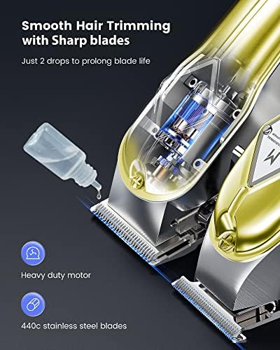 Limural PRO Men's Hair Clipper and Trimmer Set 13 Combs 6500 RPM New Condition - Image 5