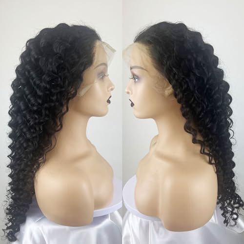 22 Inch Long Black Human Hair Wig for Women Natural Look and Feel - Image 4