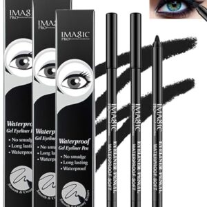 Long-lasting Black Eyeliner Pencil, All-Day Wear, 0.12 oz Size
