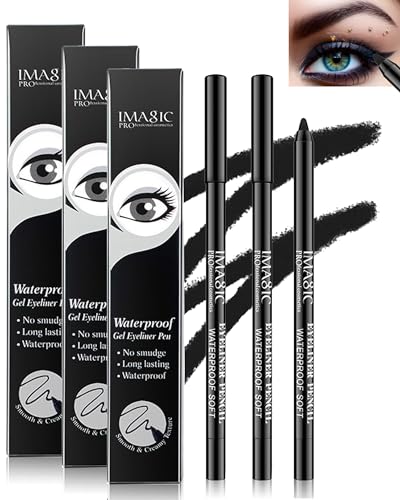 Long-lasting Black Eyeliner Pencil, All-Day Wear, 0.12 oz Size