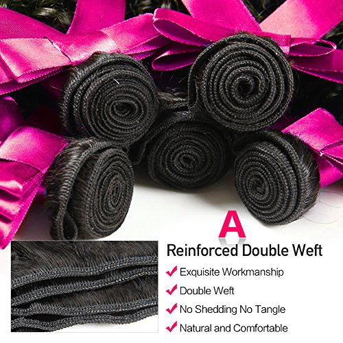 18 Inch Medium Brown Curly Human Hair Extensions for Natural Volume and Style - Image 4