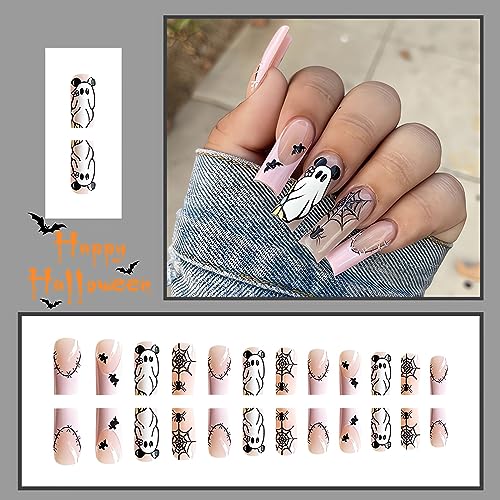 Long squoval acrylic nails. - Image 4