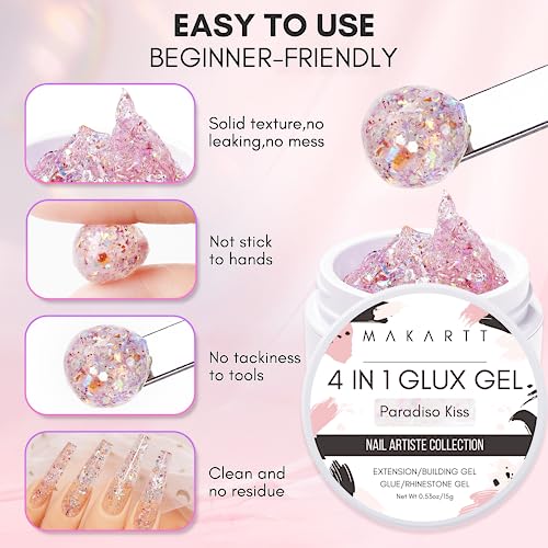 Makartt 6-Color Gel Nail Polish Set UV LED Curing Salon Quality - Image 7