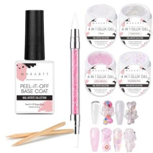 Makartt 6-Color Gel Nail Polish Set UV LED Curing Salon Quality