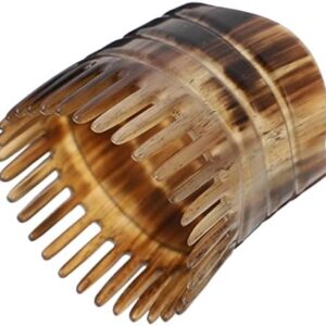 Massage Comb Scalp Massager Hair Comb Cleaning Brush Scrubber Brush Horn Comb Massage Hair Comb Mustache Comb Hair Growth Massager Shun Horn Consumption Man Horns