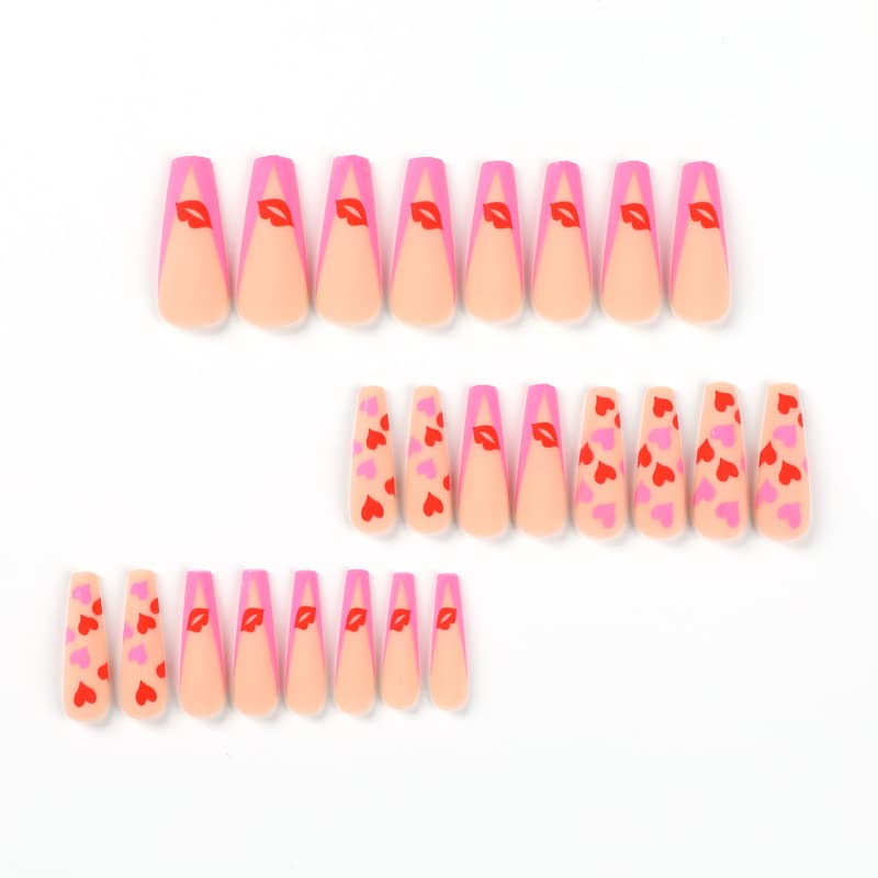 Matte Ballerina Acrylic Nails - Image 4