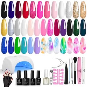 12 Color Matte Gel Nail Polish Art Set, 15ml Bottles for Salon and Home