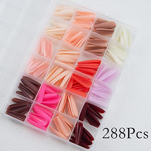 Matte Hot Pink Acrylic Nail Design Kit for Trendy Nail Art Enthusiasts - Image 4