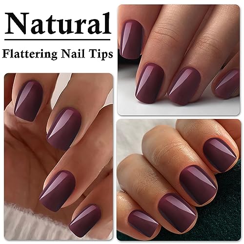 Medium Length Square Acrylic Nails - Image 5