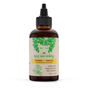 Moisturizing hair cream with lanolin