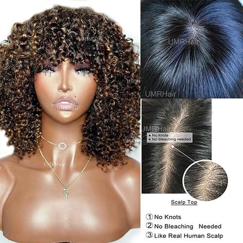 22 Inch Mongolian Curly Human Hair Wig for Women Natural Look - Image 2