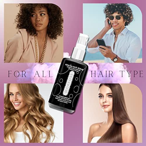 Morfose Ossion Keratin Hair Serum, Silky-smooth and Manageable Locks, Promotes Shiny, Healthy and Strong Hair, Reduces Frizz, Split-Ends and Breakage, 75 ml - Image 6