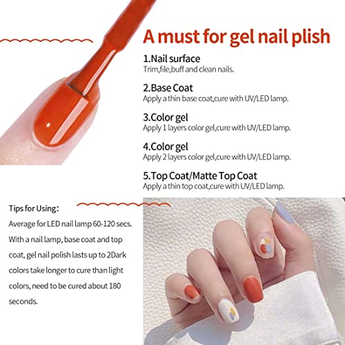 Nail Polish Base and Top Coat Duo Set 15ml Each for Smooth Long-Lasting Wear - Image 4