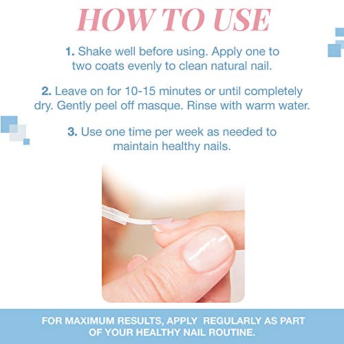 Nail Tek Nutritionist Hyaluronic Acid Peel-Off Masque for Soft Nails 0.5 oz - Image 5
