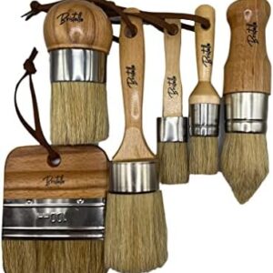 10-Piece Natural Hair Artist Brush Set Professional Quality