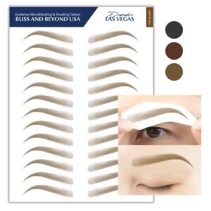 Natural Human Hair Eyebrow Extensions for Full Defined Brows - 1 Pair