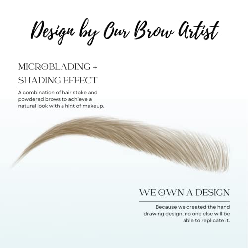 Natural Human Hair Eyebrow Extensions for Full Defined Brows - 1 Pair - Image 4