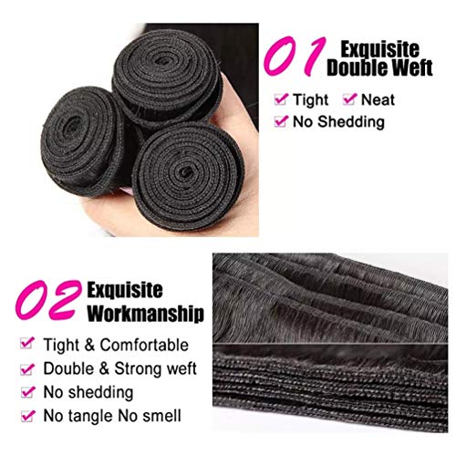 20 Inch Natural Human Hair Weave, Full Volume Authentic Quality - Image 3