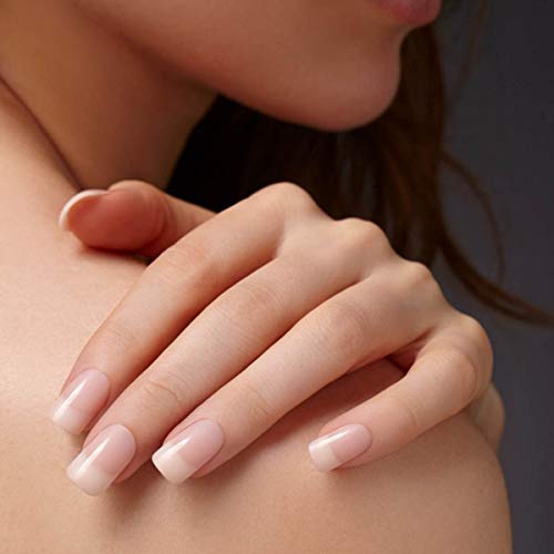 12 Piece Set Natural Look Acrylic Nail Enhancements for Elegant Manicures - Image 3