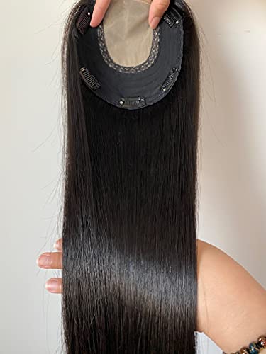 14-Inch Natural Human Hair Topper for Enhanced Volume and Flawless Coverage - Image 7