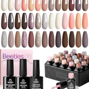 Natural Pink Gel Nail Polish 15ml Long-lasting Vibrant Color for Beautiful Nails