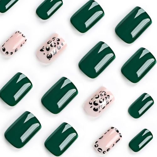 Neon Pink And Green Acrylic Nails - Image 4