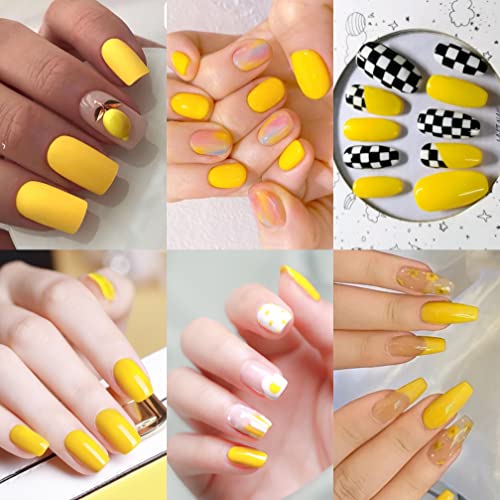Vibrant Neon Yellow Gel Nail Polish 15ml for Long-lasting Stunning Nails - Image 4