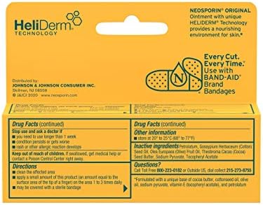 Neosporin Original First Aid Antibiotic Ointment with Bacitracin Zinc For Infection Protection, Wound Care Treatment & Scar Appearance Minimizer for Minor Cuts, Scrapes and Burns,.5 oz - Image 9