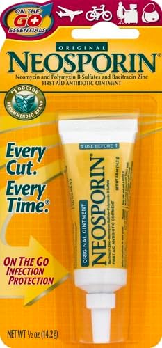 Neosporin Original First Aid Antibiotic Ointment with Bacitracin Zinc For Infection Protection, Wound Care Treatment & Scar Appearance Minimizer for Minor Cuts, Scrapes and Burns,.5 oz - Image 2