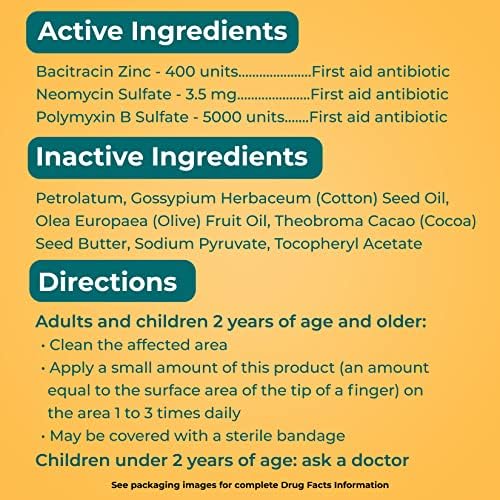 Neosporin Original First Aid Antibiotic Ointment with Bacitracin Zinc For Infection Protection, Wound Care Treatment & Scar Appearance Minimizer for Minor Cuts, Scrapes and Burns,.5 oz - Image 10