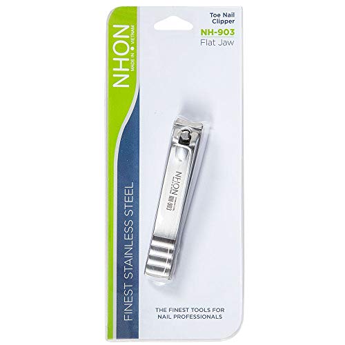 NH-903 Stainless Steel Toe Nail Clipper, Flat Jaw Toenail Clipper