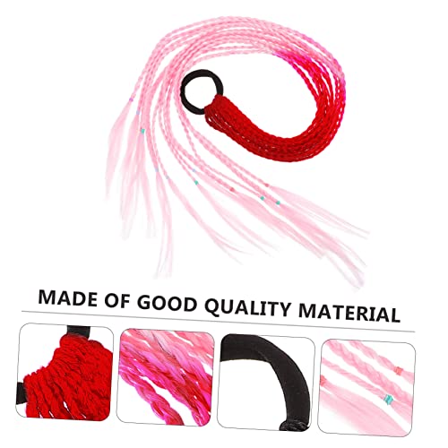 NOLITOY Ponytail Women's Hairstyle Decor Curly Wig Crochet Hook Curly Human Hair Wig Afro Wigs Braid Weave Decor Hairpiece Premium Hairpiece Hip Hop Headband Hair Piece Decorate Miss Silk - Image 3