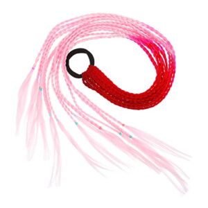 NOLITOY Ponytail Women's Hairstyle Decor Curly Wig Crochet Hook Curly Human Hair Wig Afro Wigs Braid Weave Decor Hairpiece Premium Hairpiece Hip Hop Headband Hair Piece Decorate Miss Silk