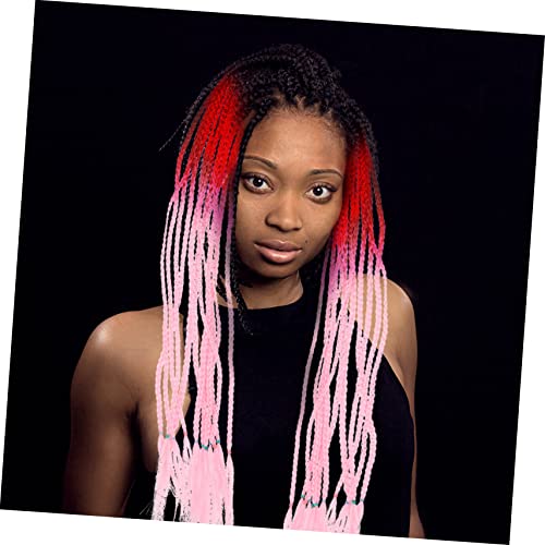 NOLITOY Ponytail Women's Hairstyle Decor Curly Wig Crochet Hook Curly Human Hair Wig Afro Wigs Braid Weave Decor Hairpiece Premium Hairpiece Hip Hop Headband Hair Piece Decorate Miss Silk - Image 5