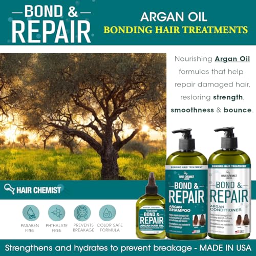 Nourishing Pure Argan Oil Shampoo for Healthy Hair Growth, 12 oz Bottle - Image 7