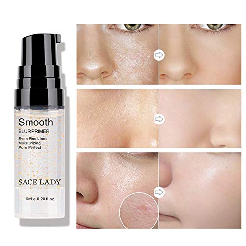 Oil-Free Face Powder & Full Coverage Foundation Concealer & Moisturizing Primer & Soft Sponge Waterproof Make Up Set Long Lasting Poreless Makeup 5Pcs - Image 6
