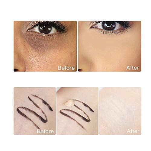 Oil-Free Face Powder & Full Coverage Foundation Concealer & Moisturizing Primer & Soft Sponge Waterproof Make Up Set Long Lasting Poreless Makeup 5Pcs - Image 5
