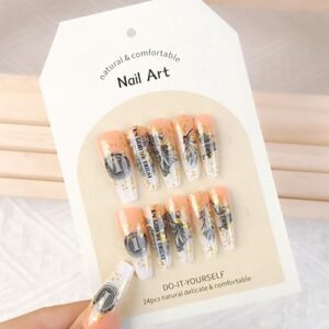 Ombre Acrylic Nails Coffin Shape