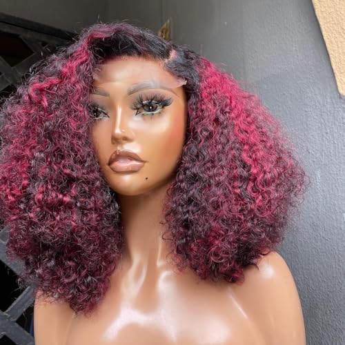 Ombre Curly Wig Human Hair - Image 2