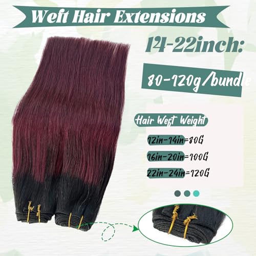 18 Inch Ombre Remy Human Hair Extensions for a Natural Look - Image 3