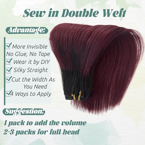 18 Inch Ombre Remy Human Hair Extensions for a Natural Look - Image 5