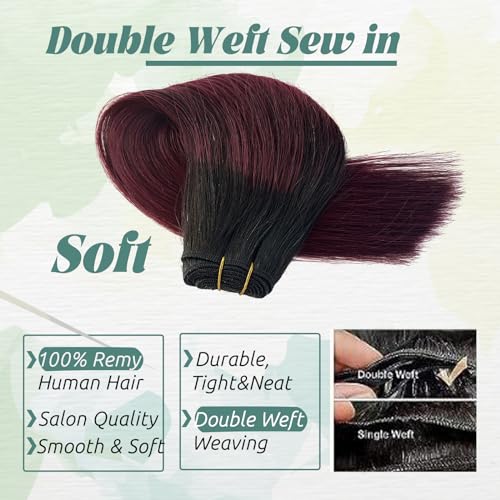 18 Inch Ombre Remy Human Hair Extensions for a Natural Look - Image 6