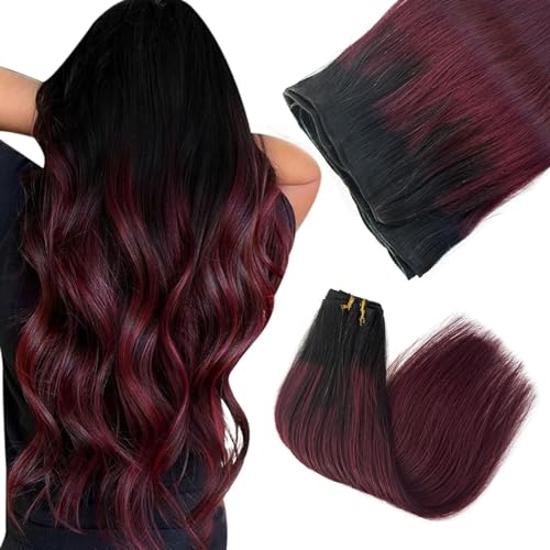 18 Inch Ombre Remy Human Hair Extensions for a Natural Look
