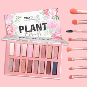 12 Shade Vibrant Paraben-Free Eyeshadow Palette Long-Lasting Wear