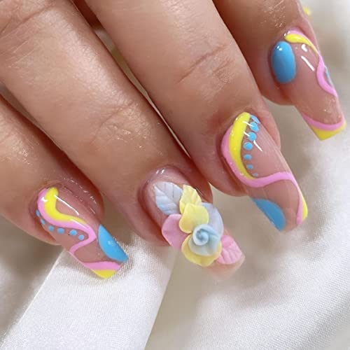 Pastel Acrylic Nail Ideas - Image 2