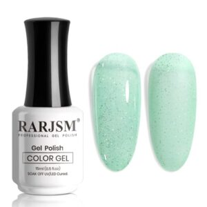 "Pastel Green Gel Polish"