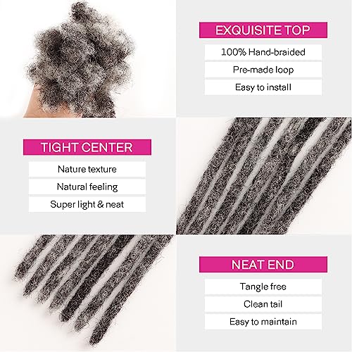 Permanent Human Hair Loc Extension - Image 3