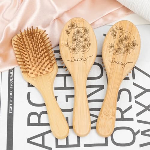 Personalized Wooden Hair Brush - Image 5